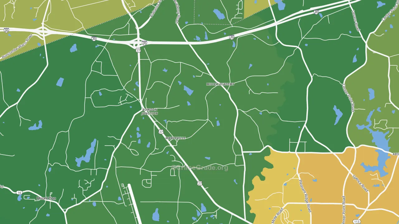 Bowdon Junction, GA Map of Murder Rates