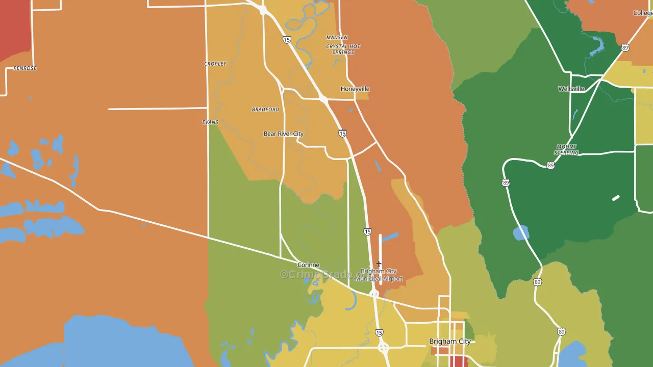 Box Elder County, UT Map of Murder Rates