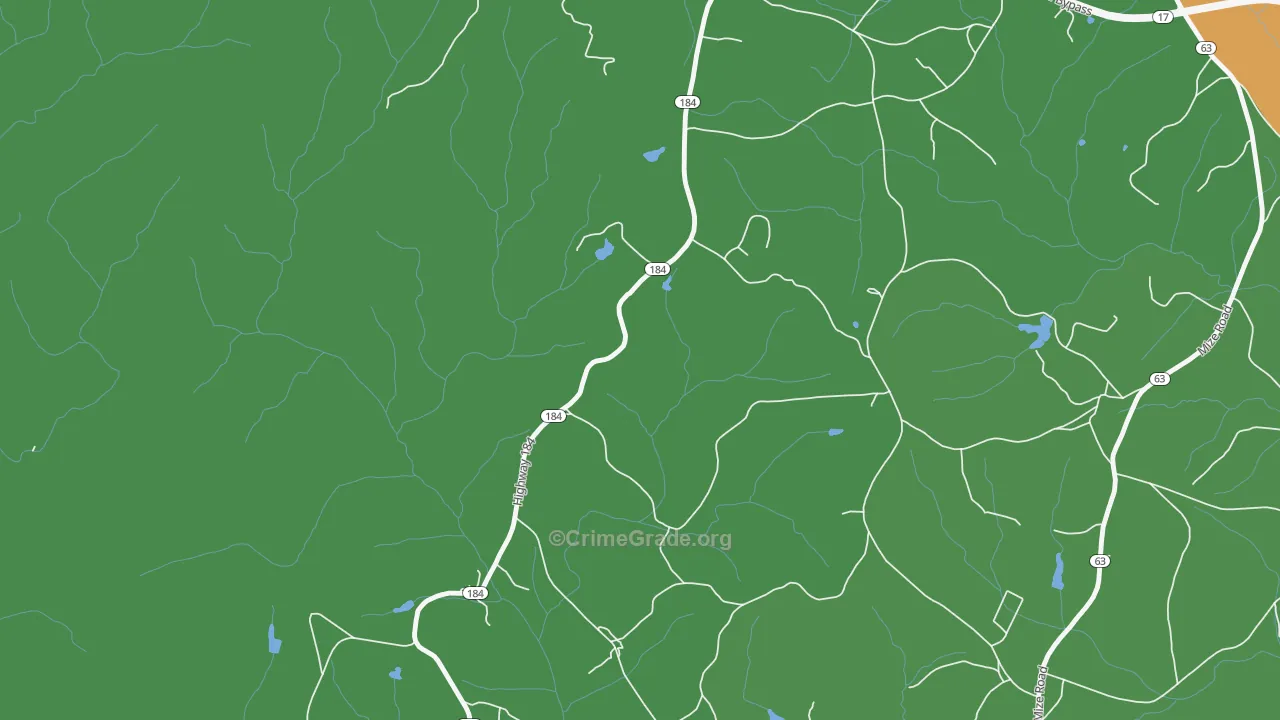 Boydville, GA Map of Murder Rates