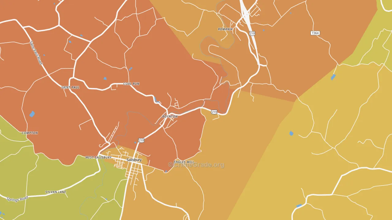 Boynton, PA Map of Murder Rates
