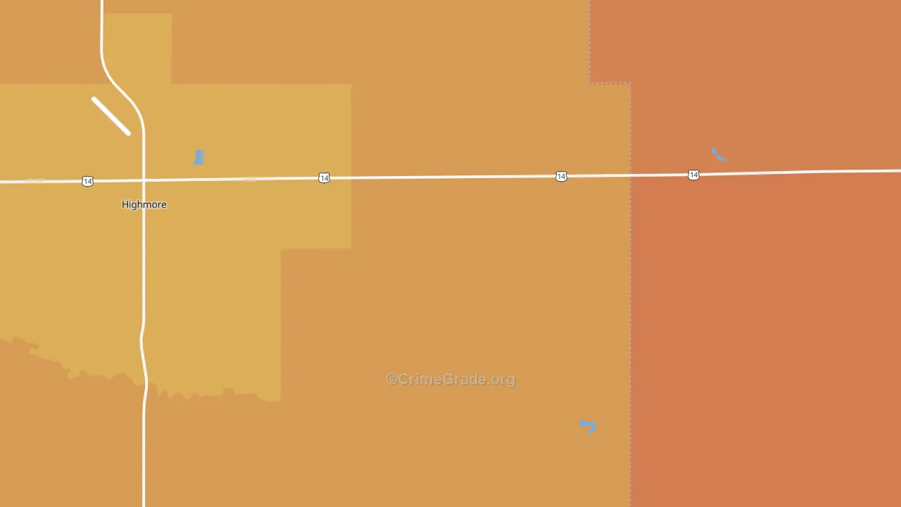 Bramhall, SD Map of Murder Rates