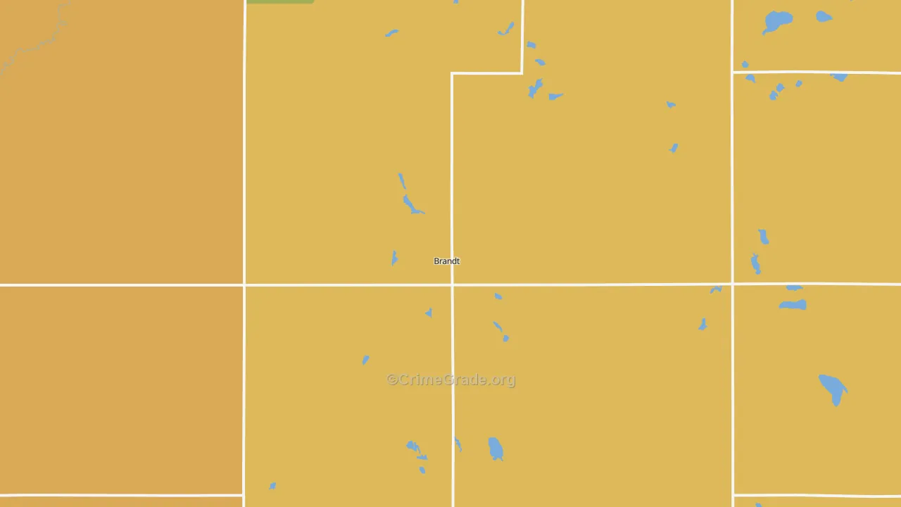 Brandt, SD Map of Murder Rates