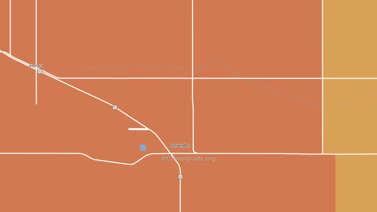 Bremen, ND Map of Murder Rates