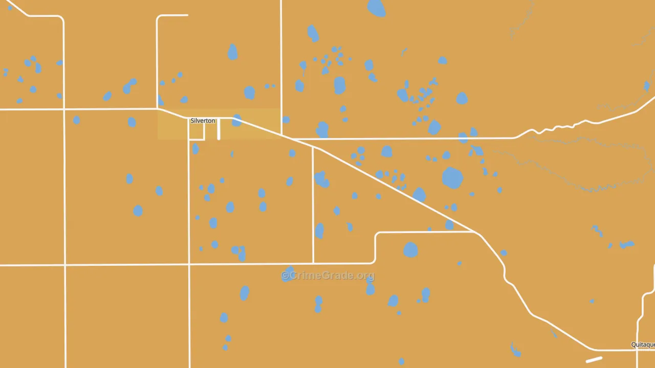 Briscoe County, TX Map of Murder Rates