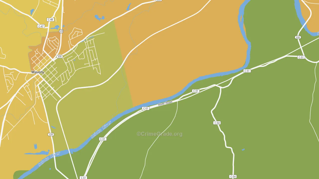 Bristol Village, OH Map of Murder Rates