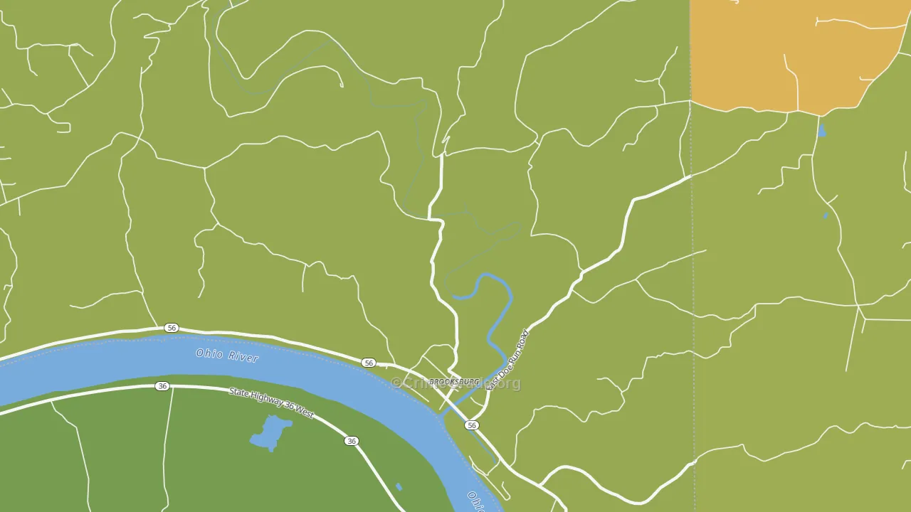 Brooksburg, IN Map of Murder Rates