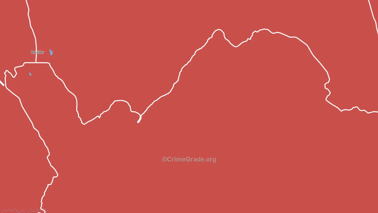 Bryce Canyon, UT Map of Murder Rates