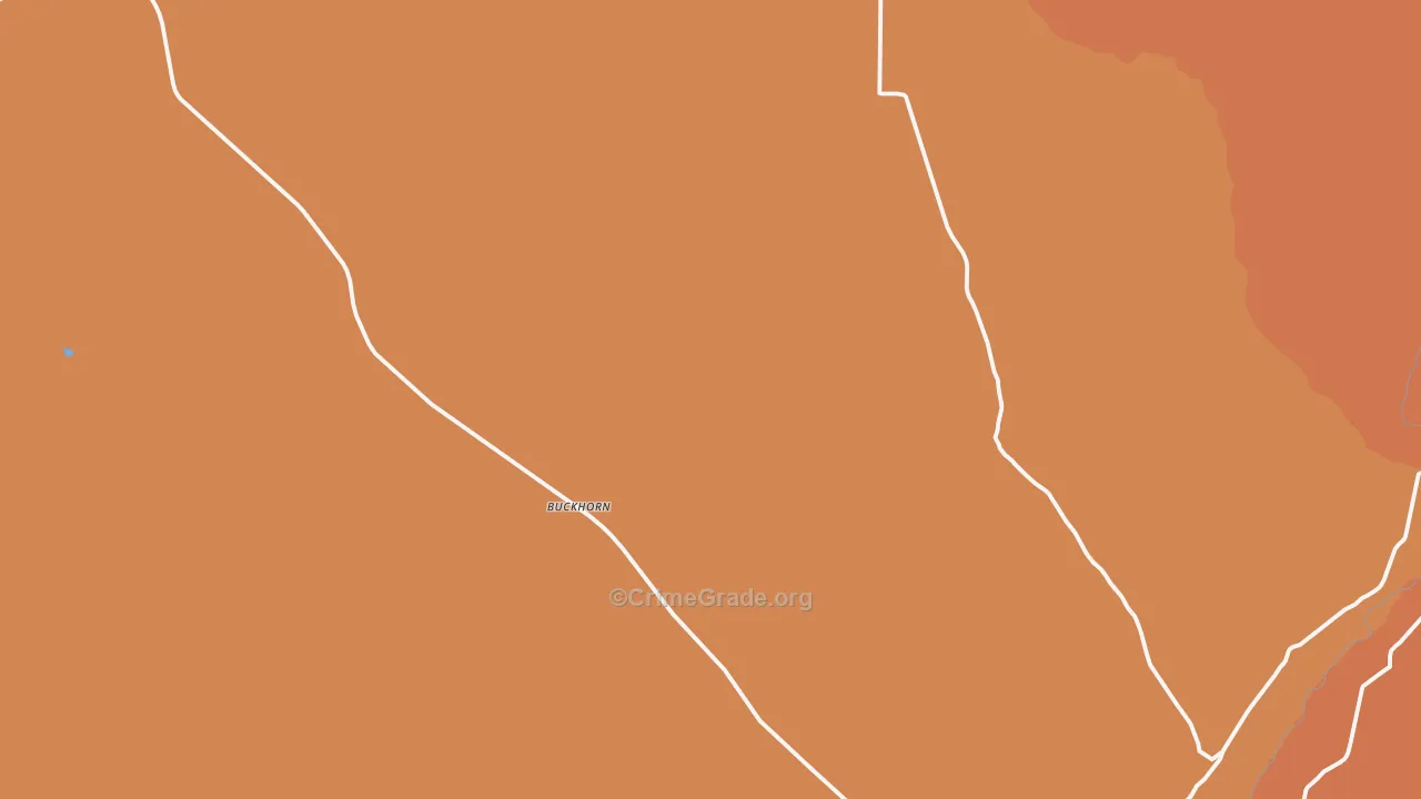 Buckhorn, NM Map of Murder Rates