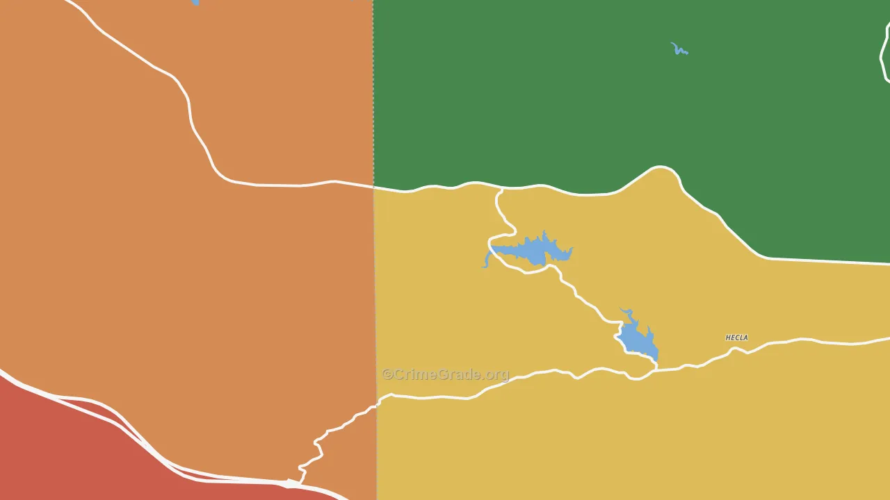 Buford, WY Map of Murder Rates
