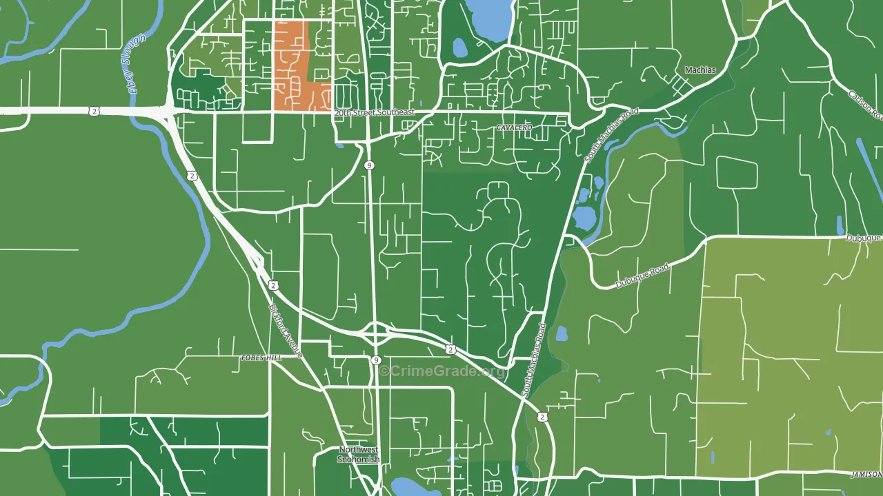 Bunk Foss, WA Map of Murder Rates
