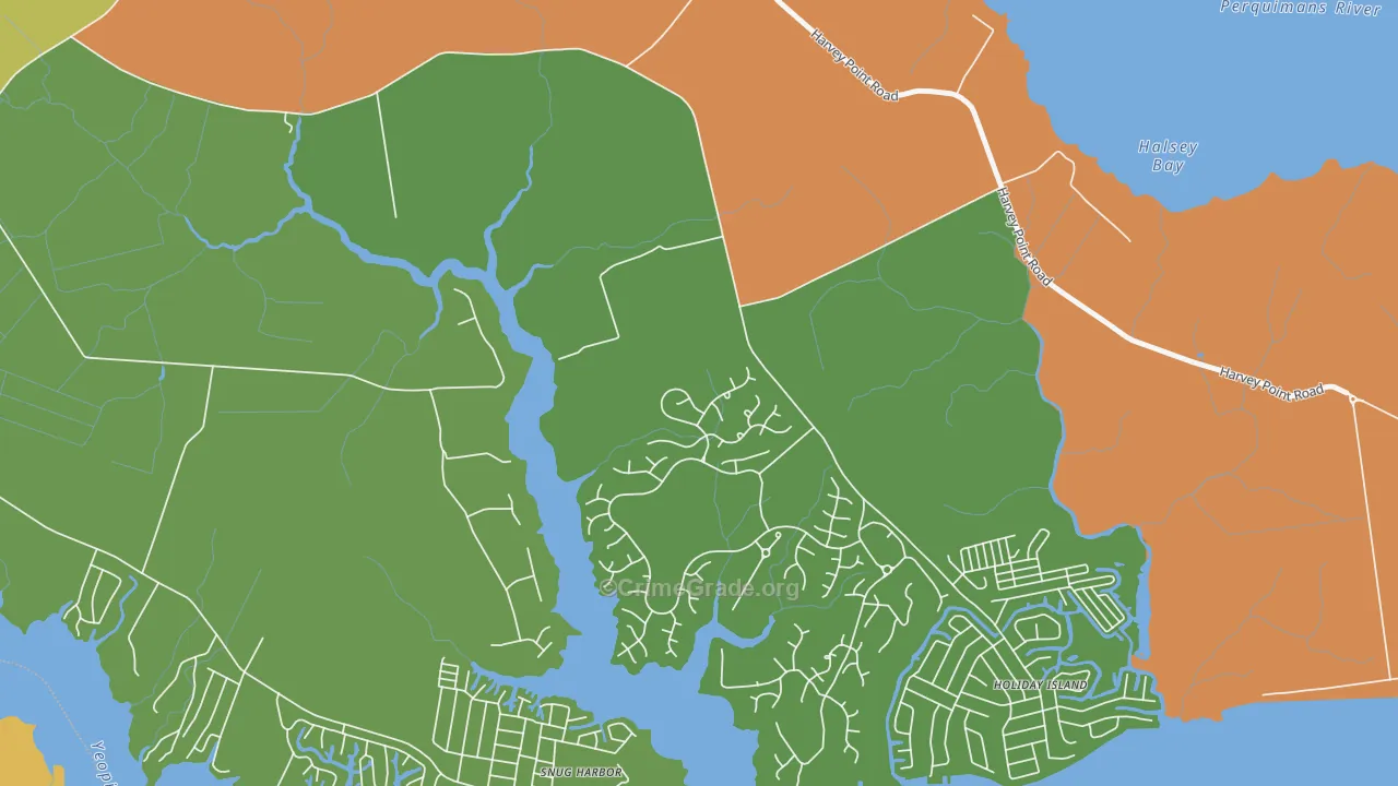 Burgess, NC Map of Murder Rates