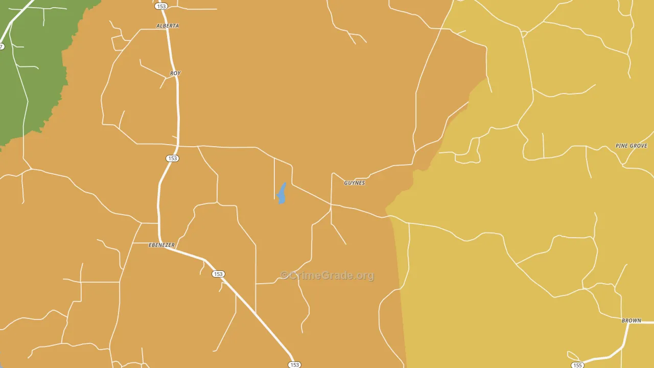 Burkplace, LA Map of Murder Rates
