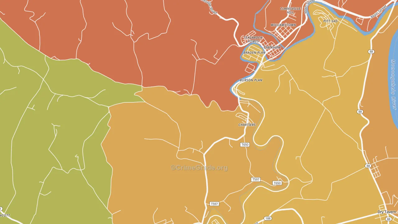 Burson Plan, PA Map of Murder Rates