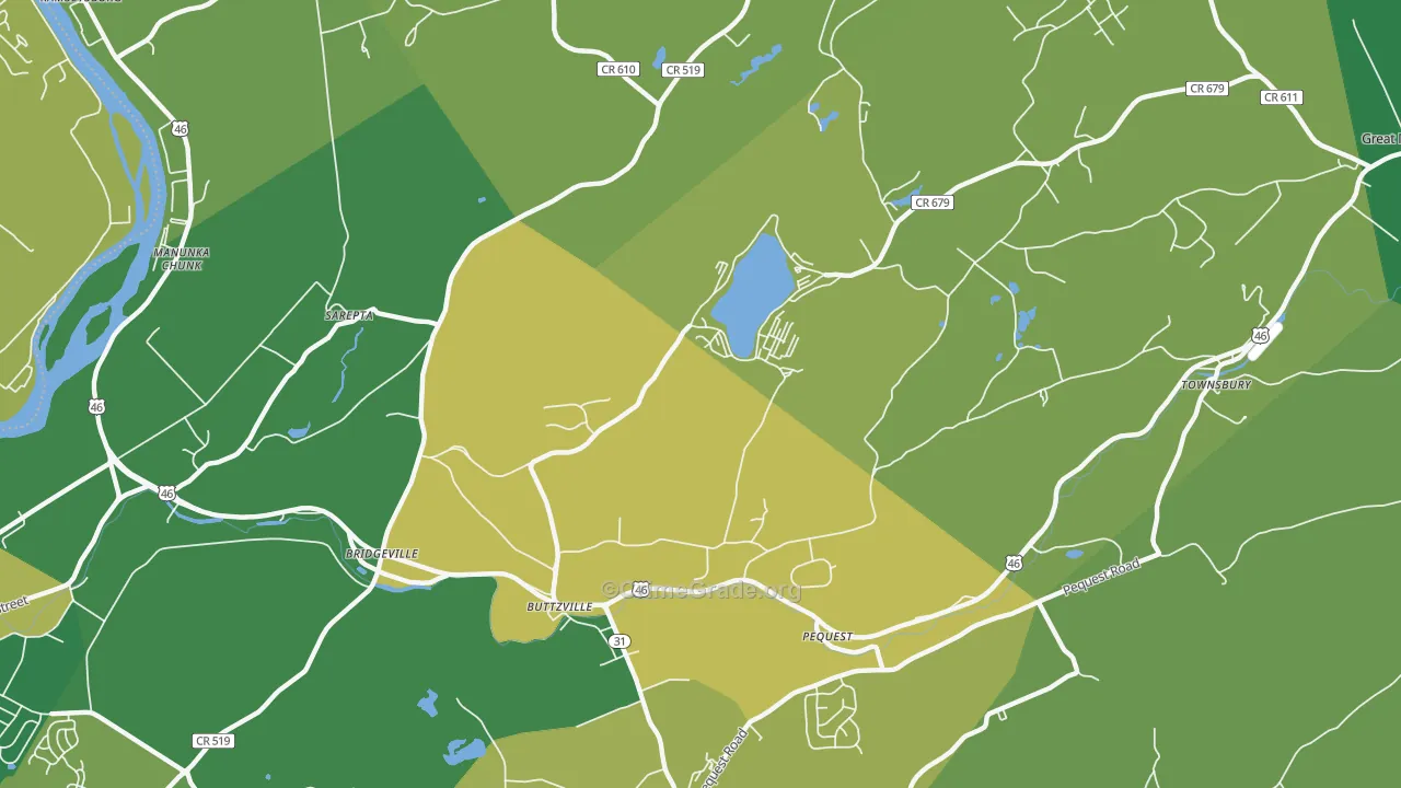 Buttzville, NJ Map of Murder Rates