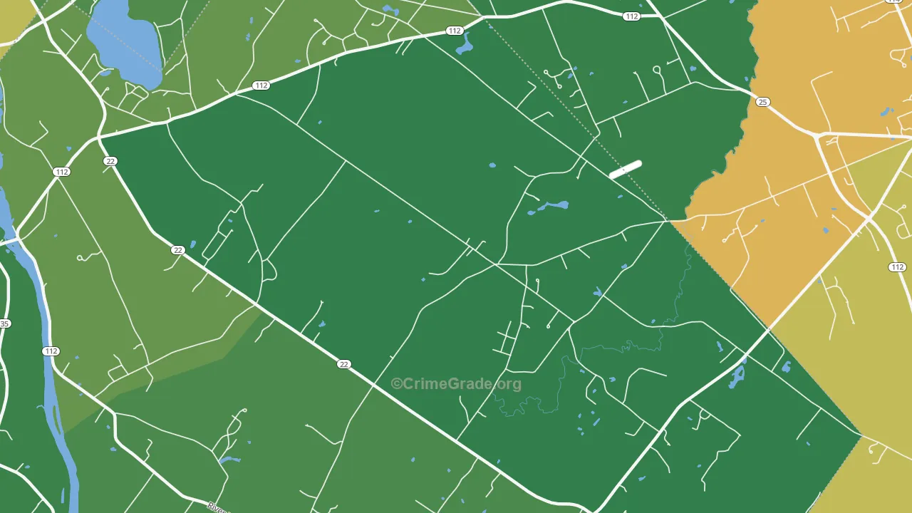 Buxton Center, ME Map of Murder Rates