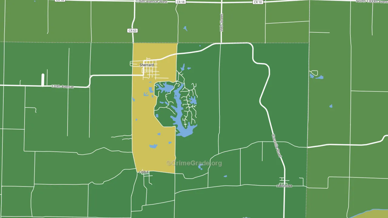 Cable, IL Map of Murder Rates
