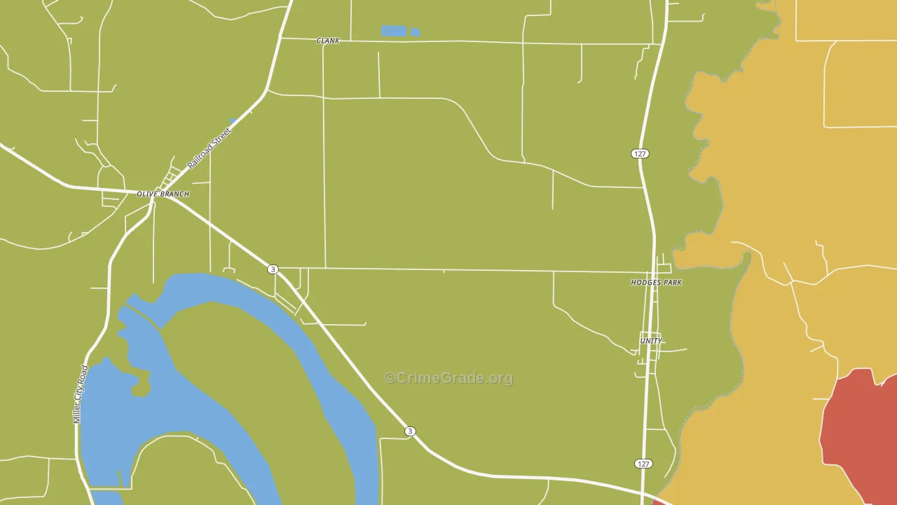 Cache, IL Map of Murder Rates