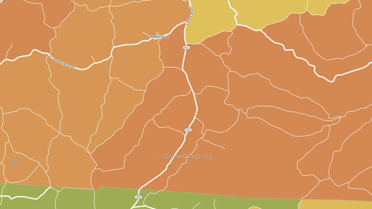 Cannelville, OH Map of Murder Rates
