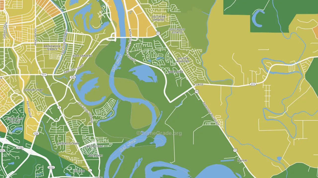 Caplis, LA Map of Murder Rates