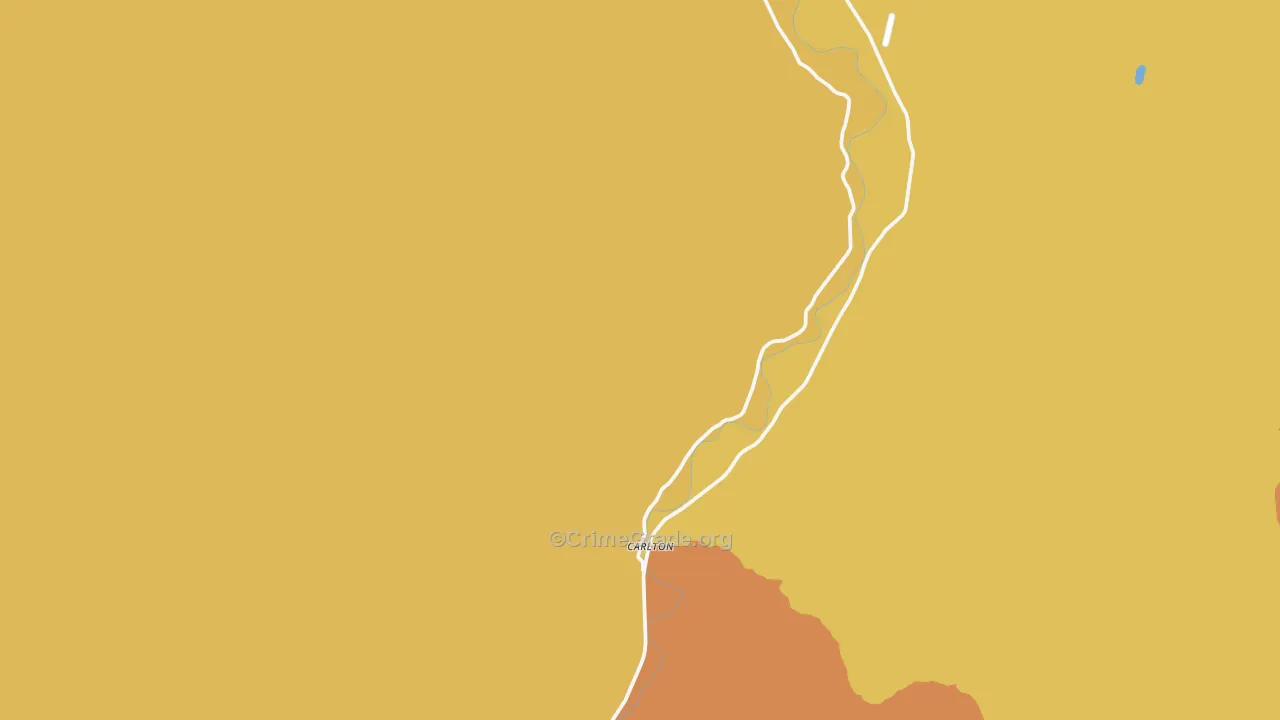 Carlton, WA Map of Murder Rates