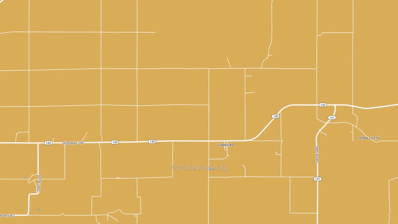 Carneiro, KS Map of Murder Rates