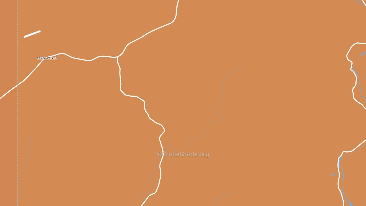Carta Valley, TX Map of Murder Rates