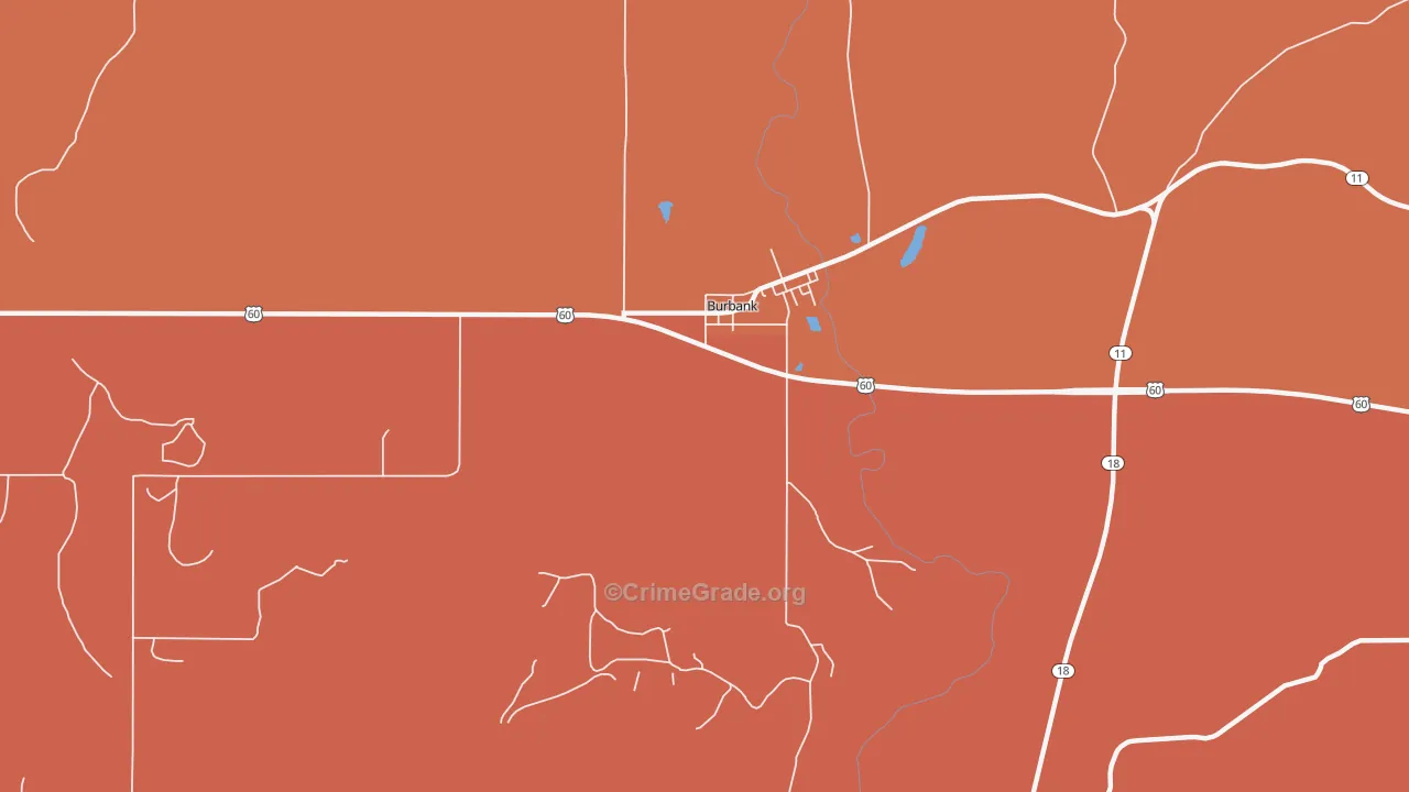 Carter Nine, OK Map of Murder Rates