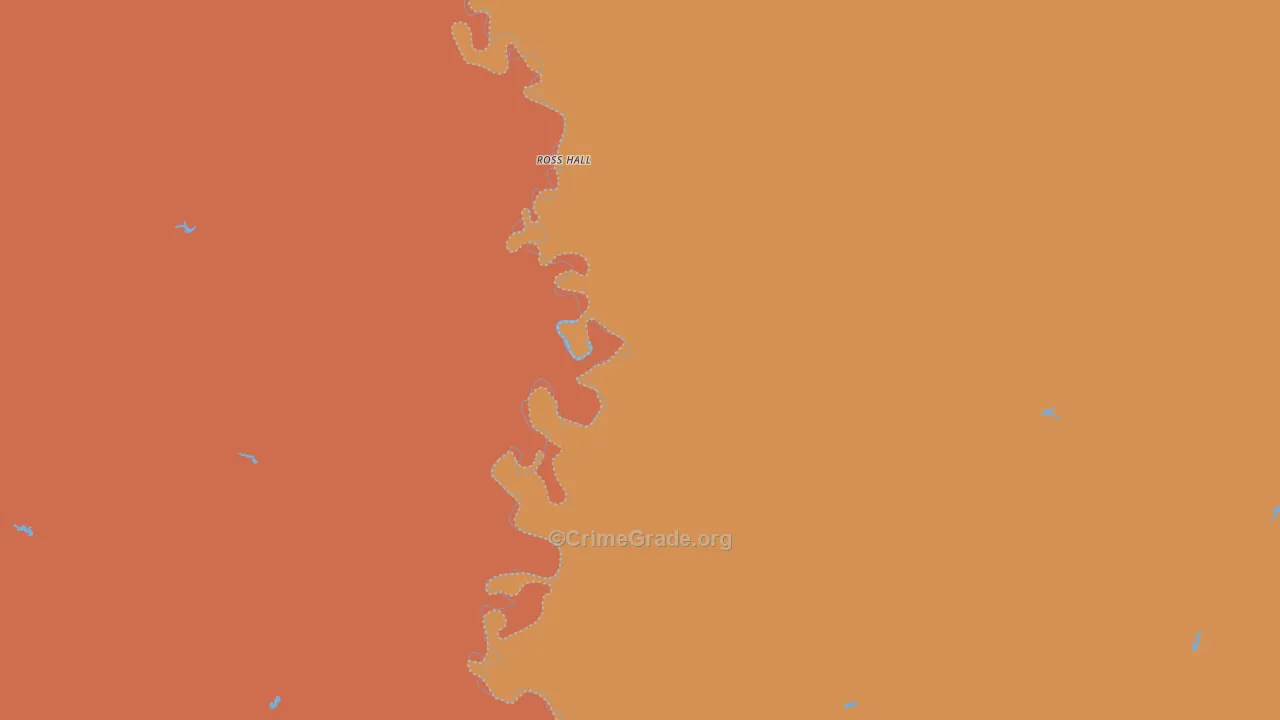 Cat Creek, MT Map of Murder Rates