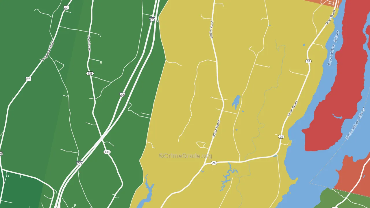 Cathance, ME Map of Murder Rates