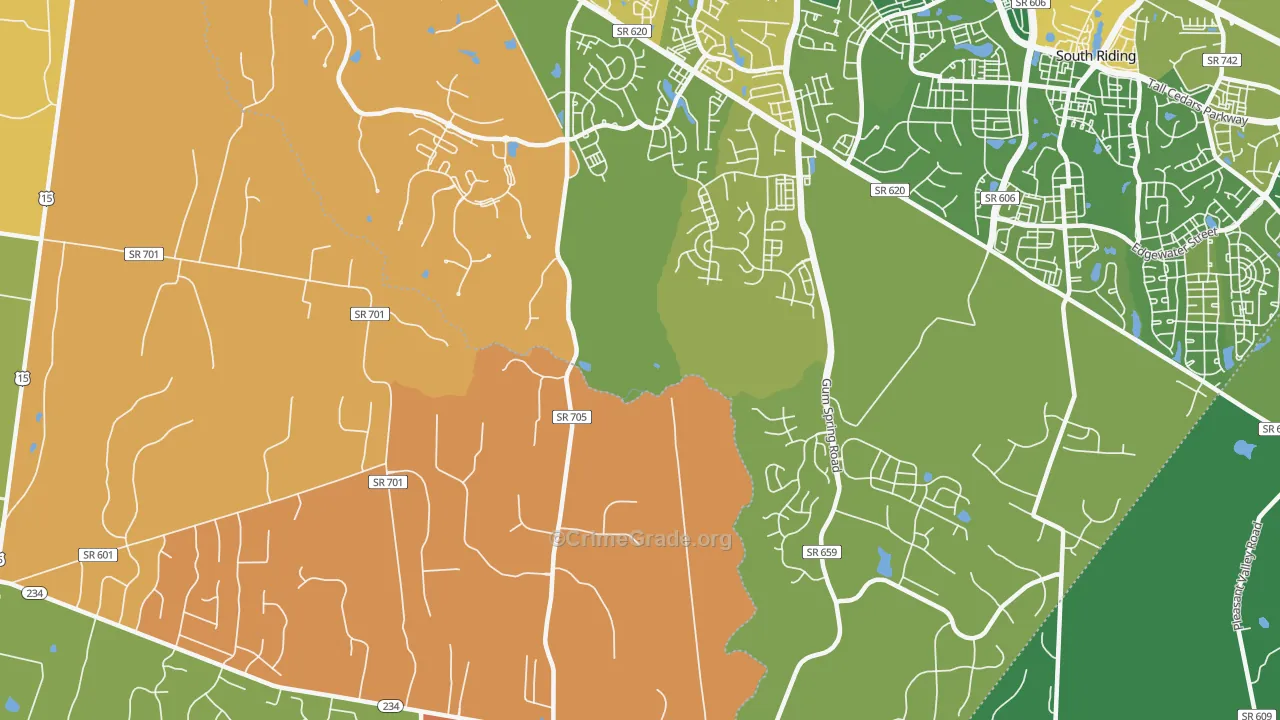 Catharpin, VA Map of Murder Rates