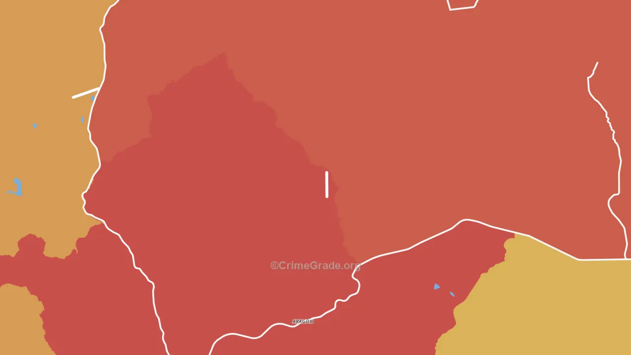 Catron County, NM Map of Murder Rates