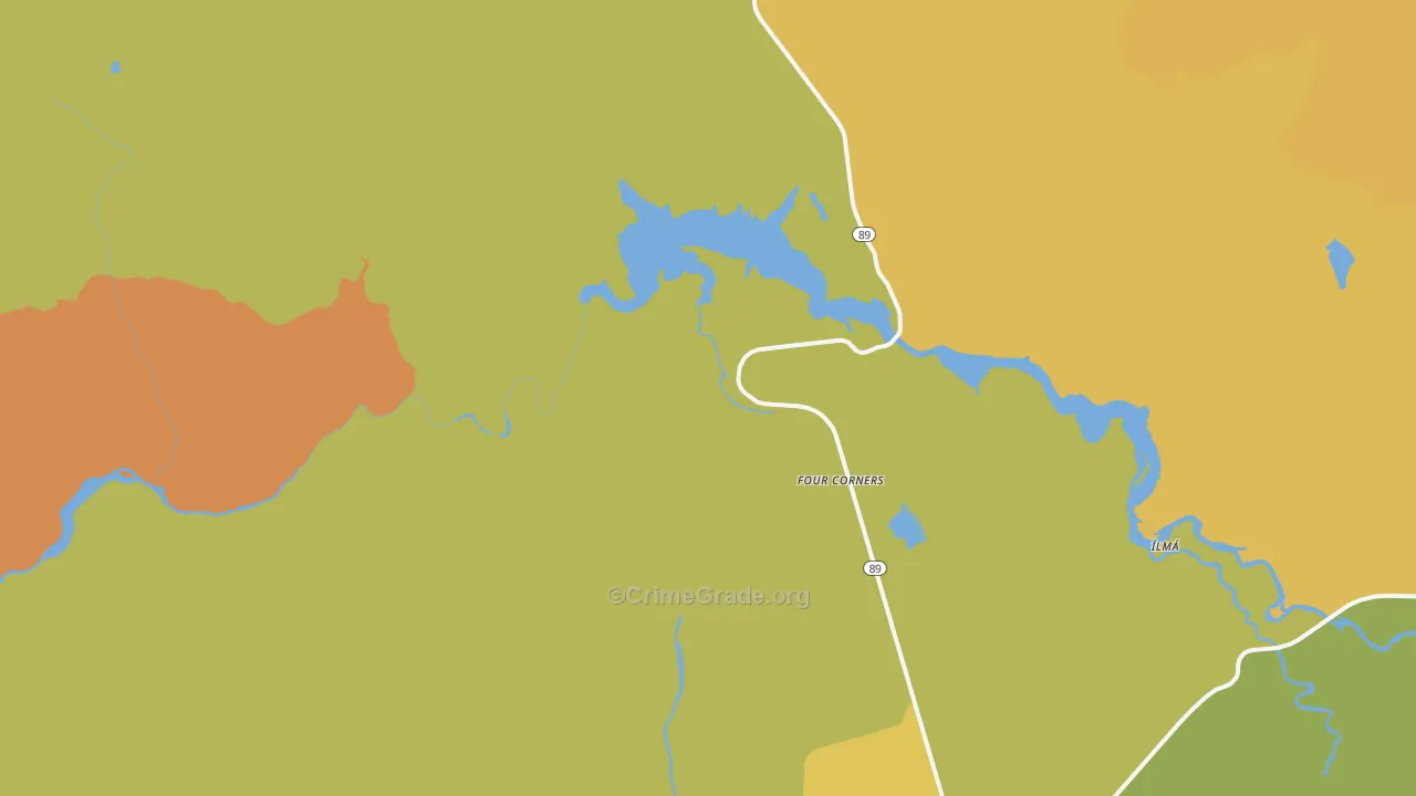 Cayton, CA Map of Murder Rates