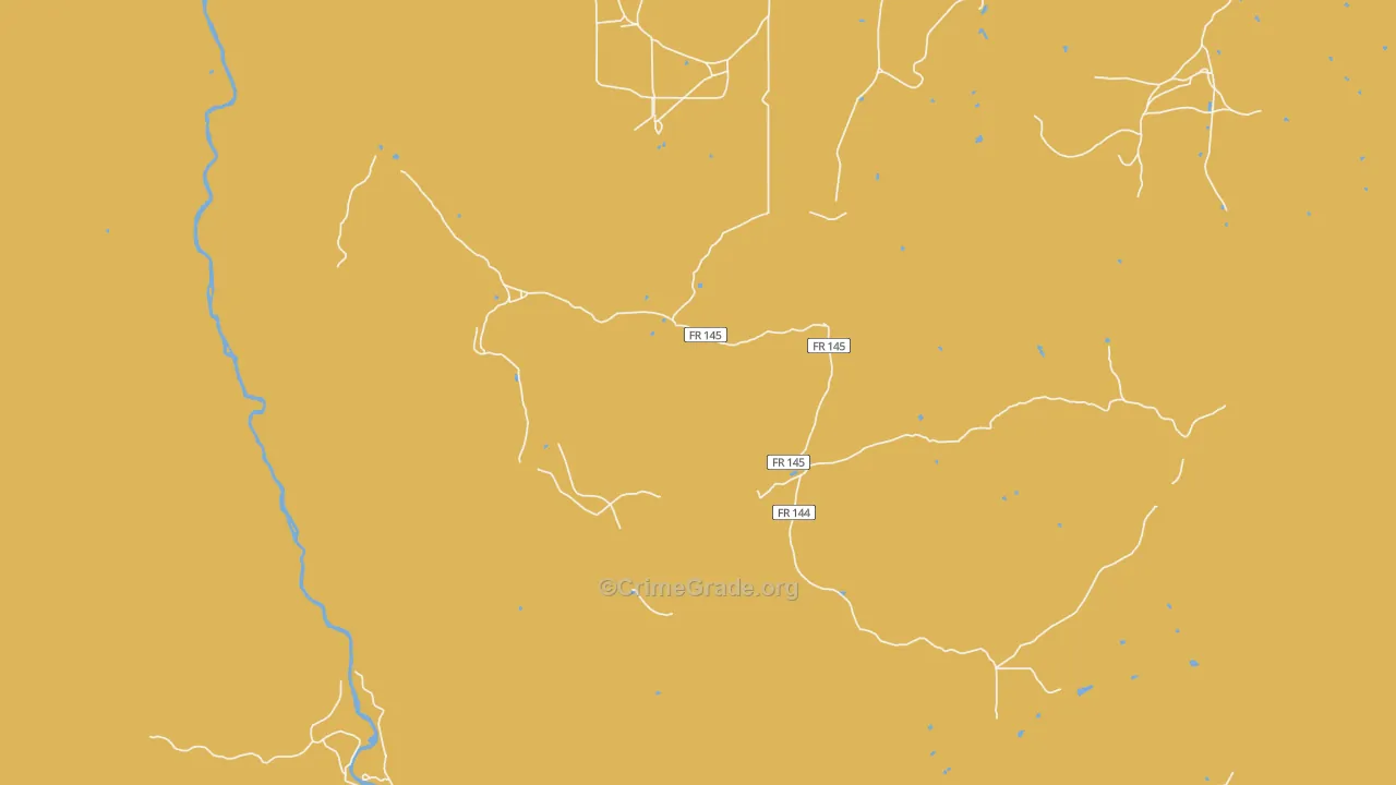 Cebolla, NM Map of Murder Rates