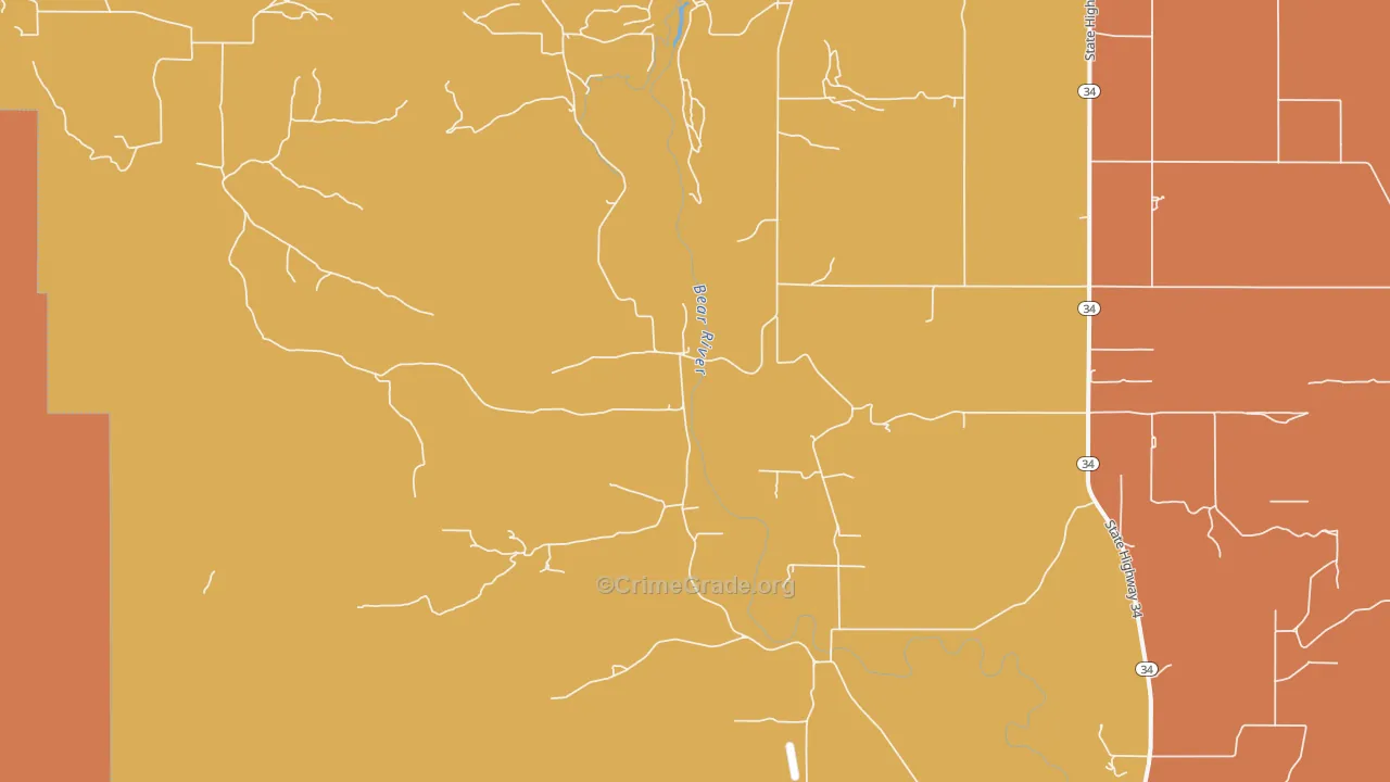 Central, ID Map of Murder Rates