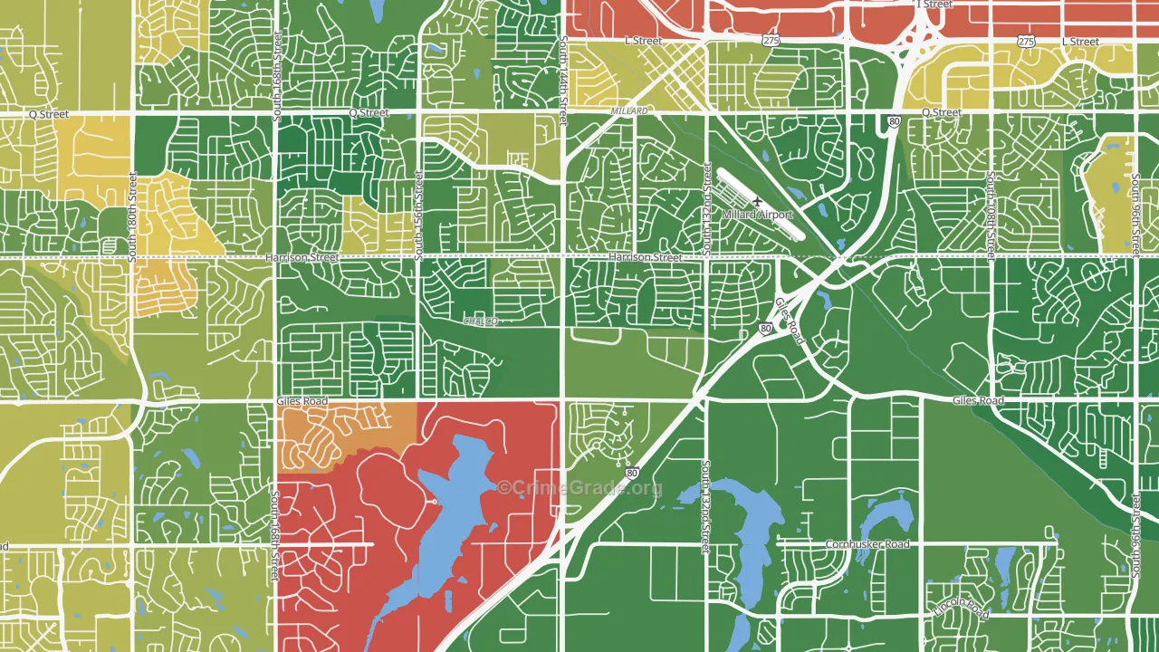 Chalco, NE Map of Murder Rates
