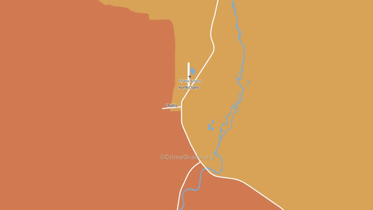 Challis, ID Map of Murder Rates