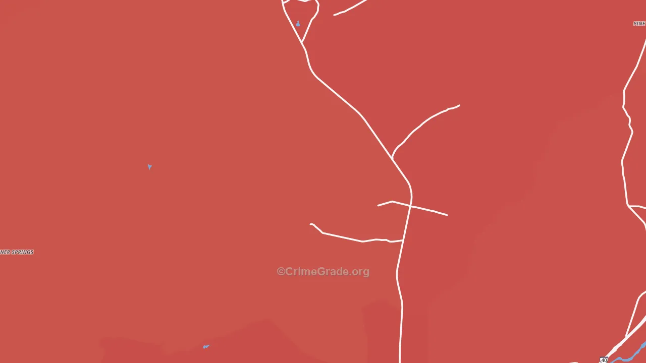 Chambers, AZ Map of Murder Rates