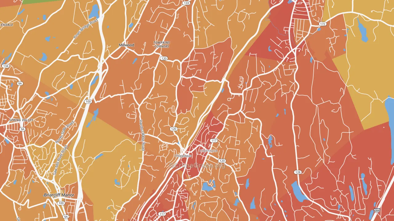 Chappaqua, NY Map of Murder Rates