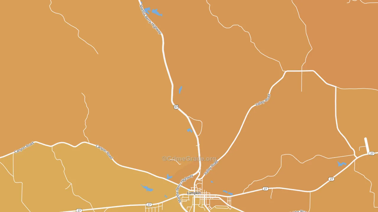 Charles, GA Map of Murder Rates