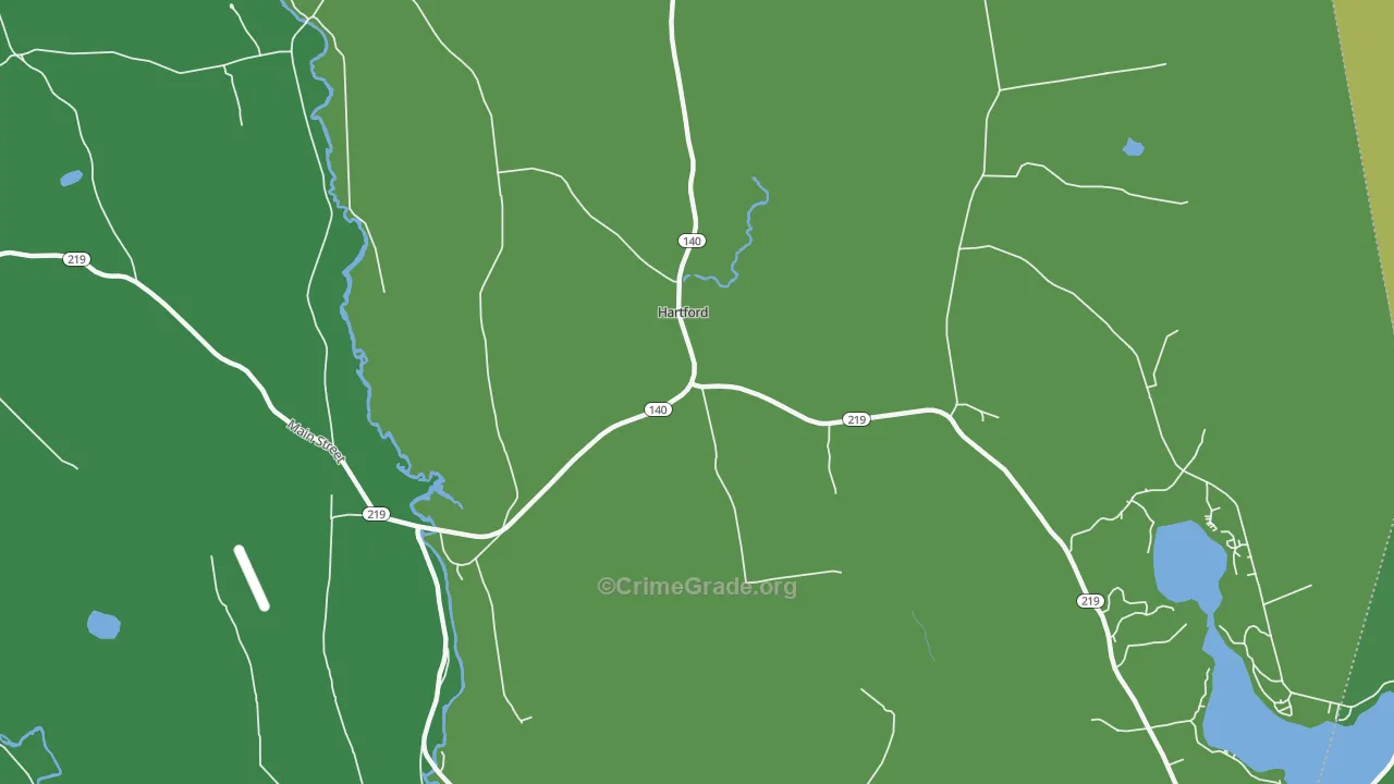 Chase Mills, ME Map of Murder Rates