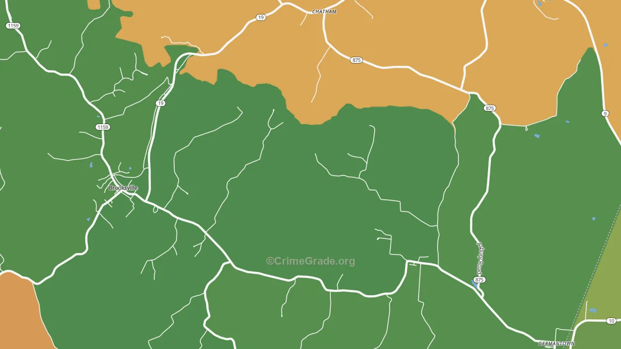 Chatham, KY Map of Murder Rates