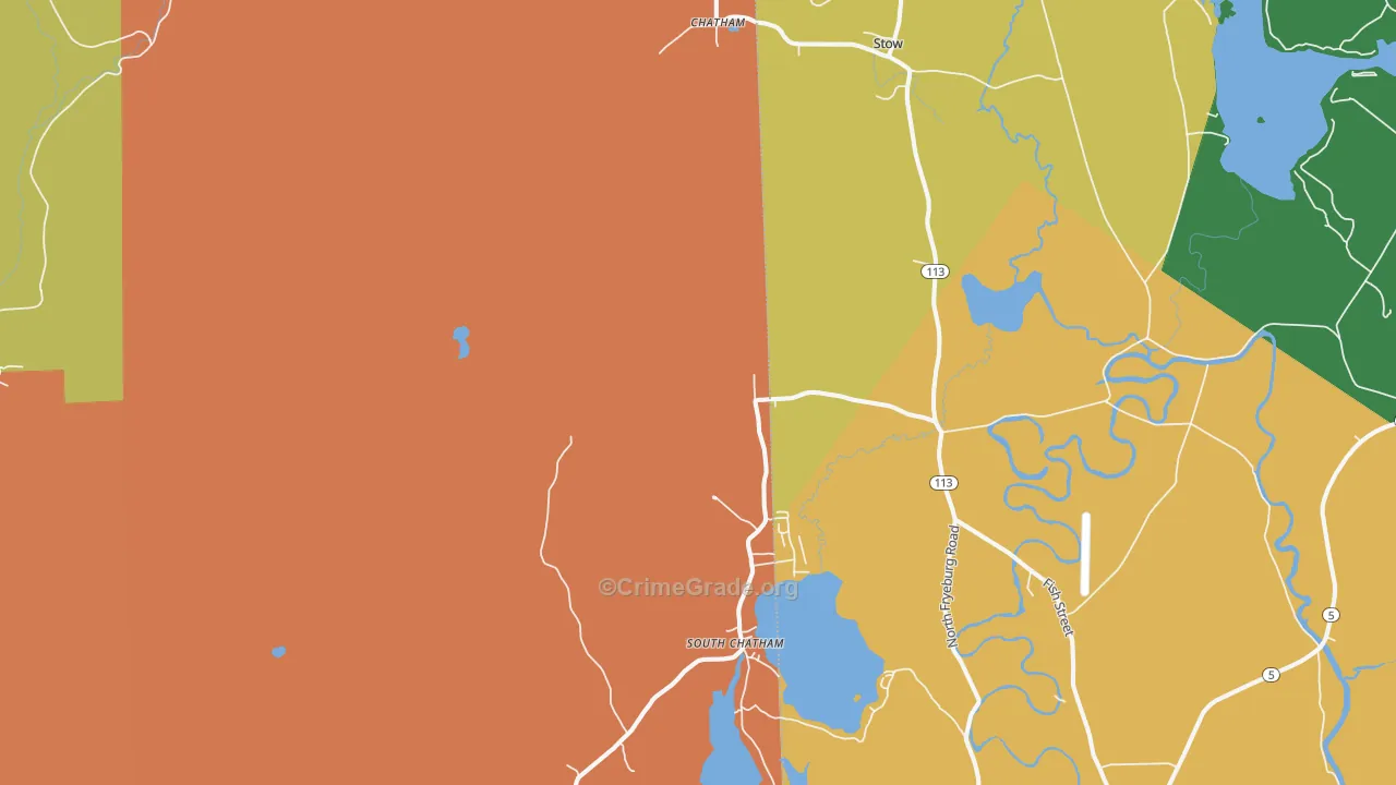 Chatham, NH Map of Murder Rates