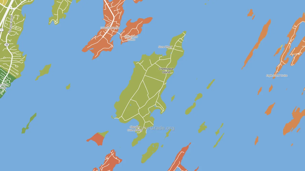Chebeague Island, ME Map of Murder Rates
