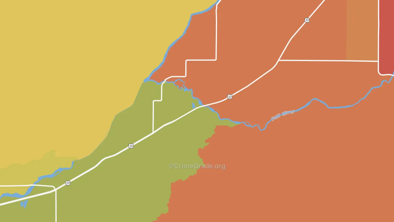 Chester, ID Map of Murder Rates