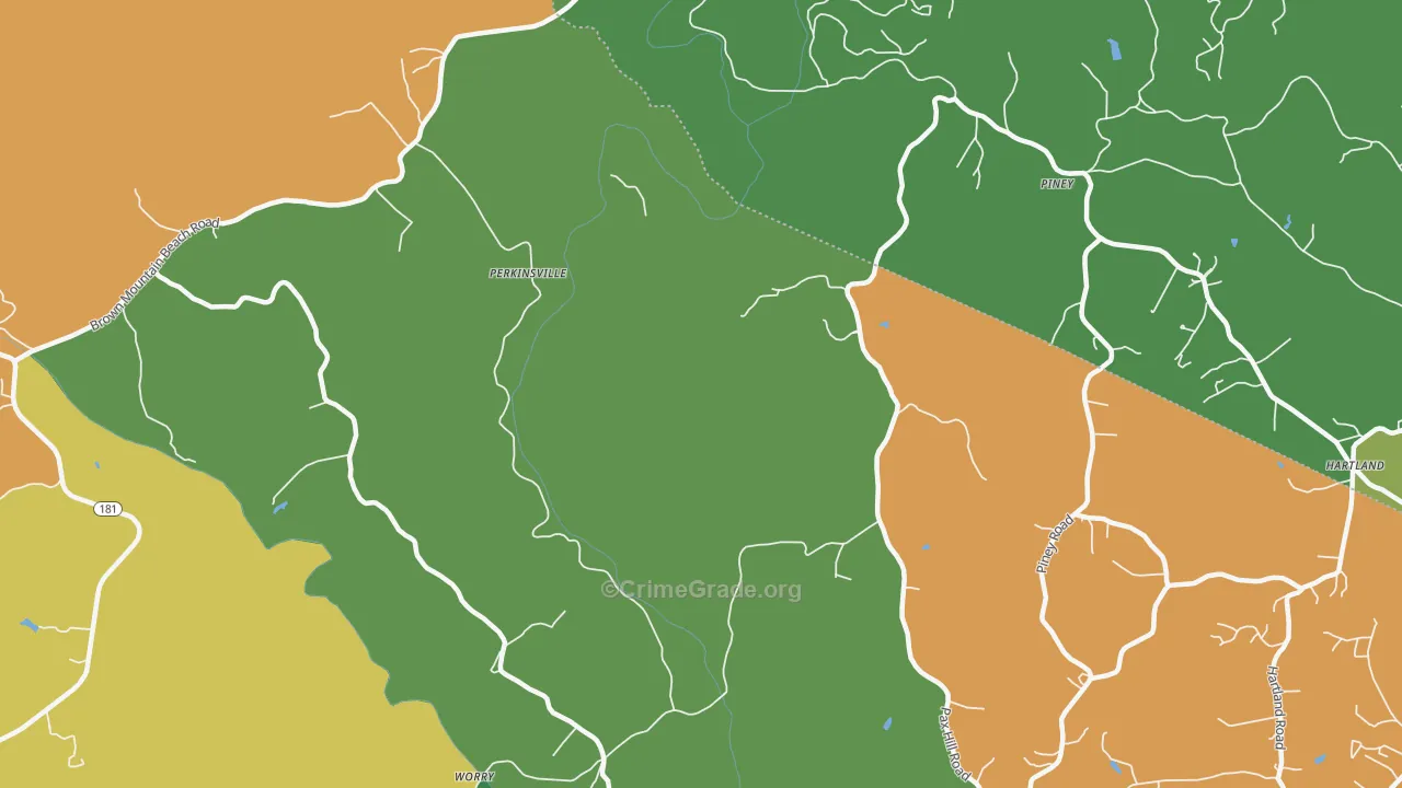 Chesterfield, NC Map of Murder Rates