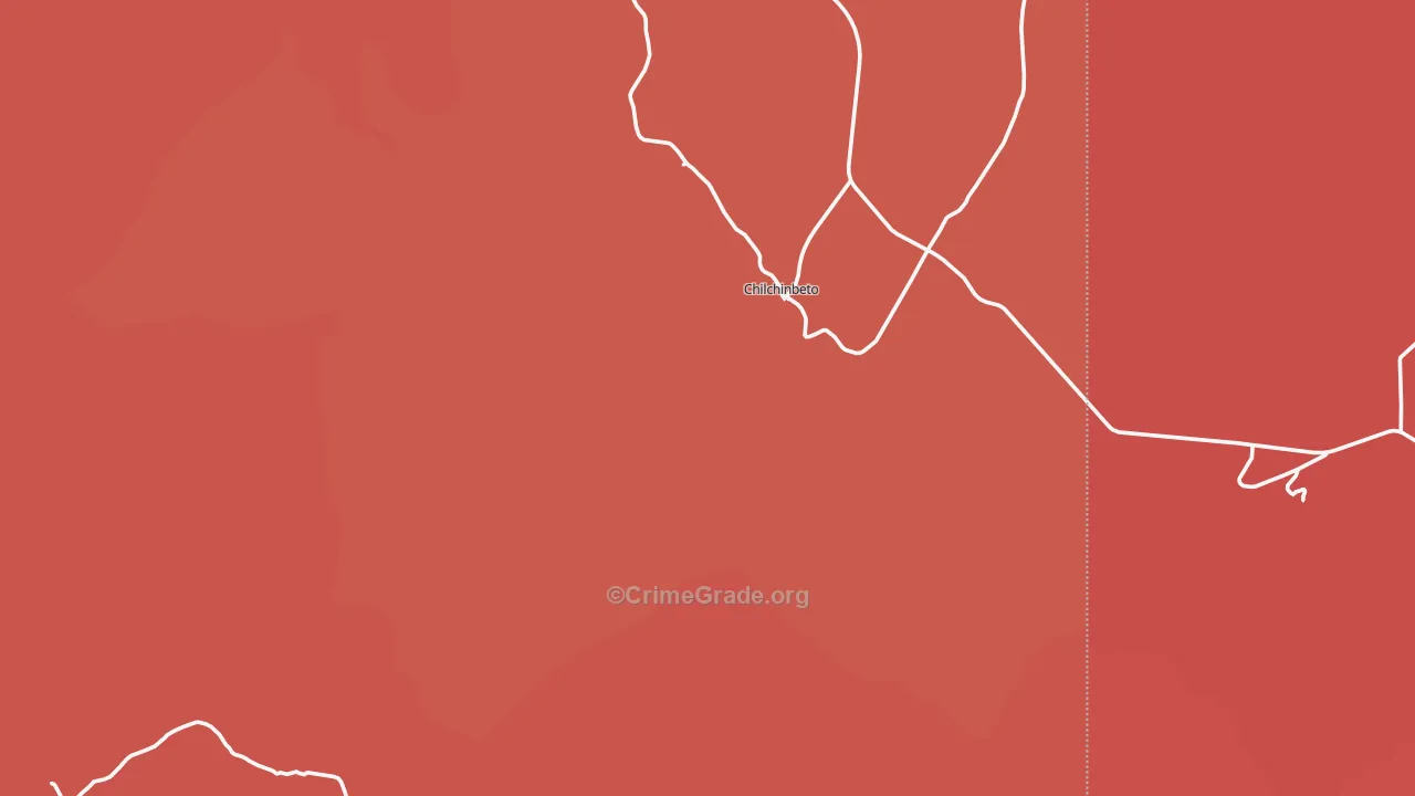 Chilchinbito, AZ Map of Murder Rates