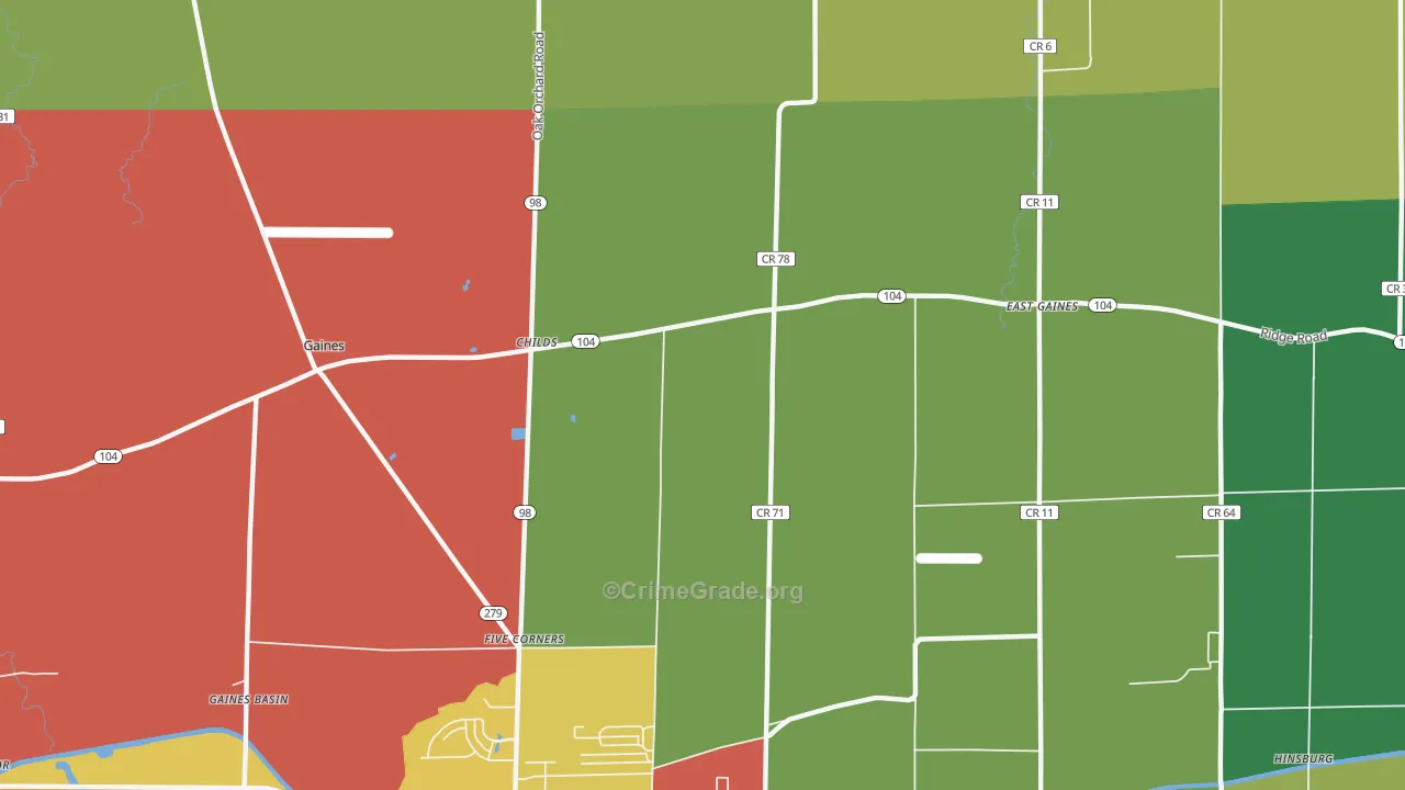 Childs, NY Map of Murder Rates