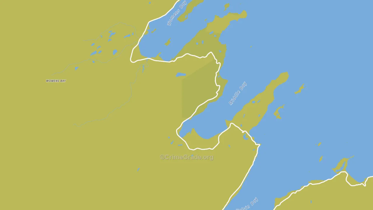 Chiniak, AK Map of Murder Rates