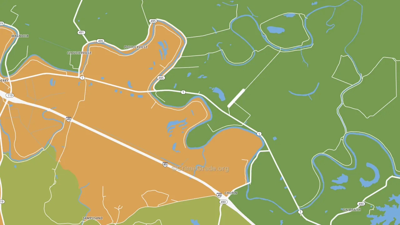 Chopin, LA Map of Murder Rates