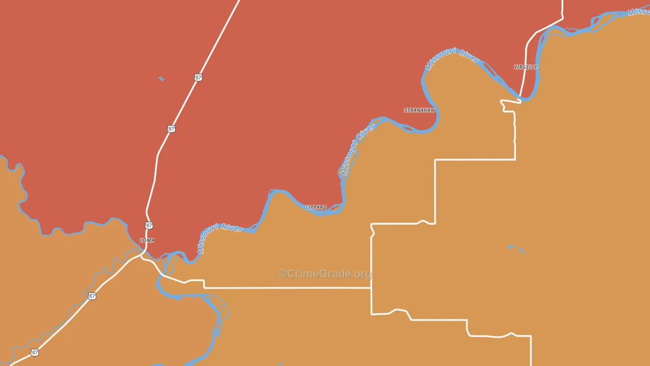 Chouteau County, MT Map of Murder Rates